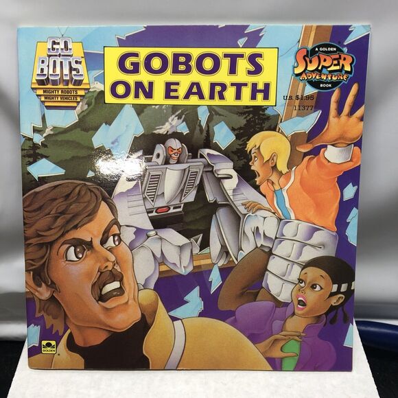 Vintage 1984 GoBots Golden Super Adventure Books Lot: War & On Earth - Picture 13 of 16